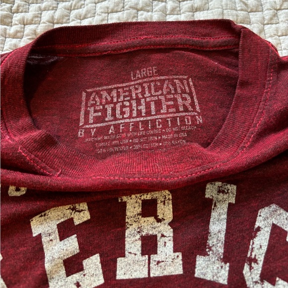 American Fighter T-Shirt Size Large - Picture 4 of 7